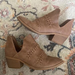 Brown Anke Booties 6.5